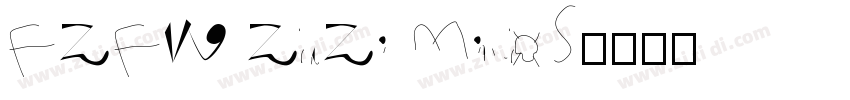 FZFW ZhuZi MinchoS字体转换